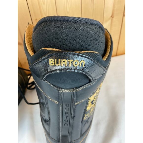 Burton Shaun White Snowboard Boots, Black/Gold - Size 10 1/2 Men\'s main image 9